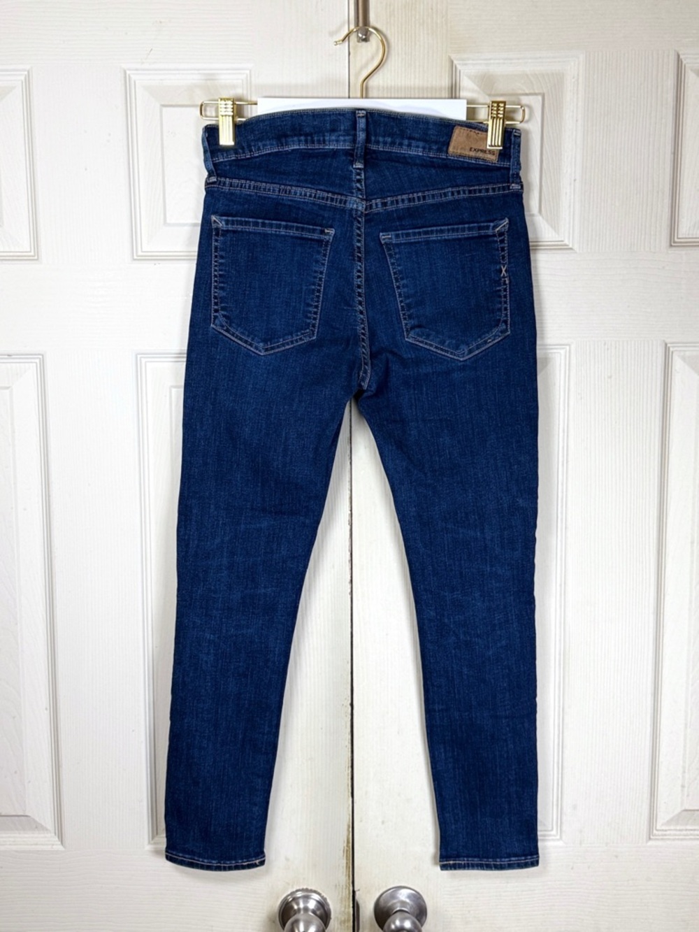 Express Mid Rise Ankle Skinny Jeans - Picture 2 of 2